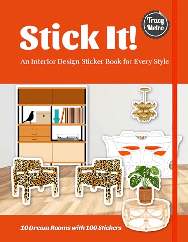 HarperCollins Stick It! An Interior Design Sticker Book for Every Style. by Tracy Metro