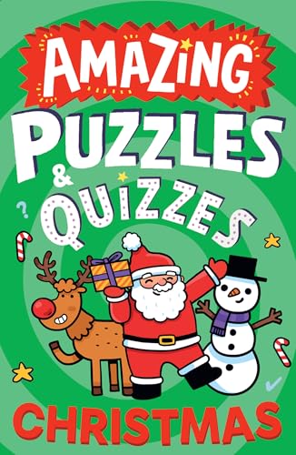 Amazing Christmas Puzzles and Quizzes: A children’s illustrated activity book for 2026, packed with festive-themed brain teasers.