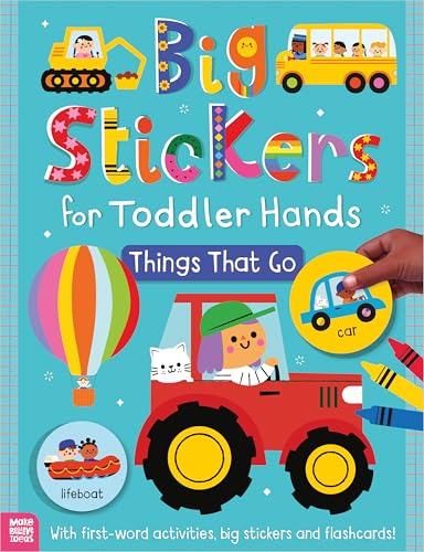 Make Believe Ideas Big Stickers for Toddler Hands Things That Go.
