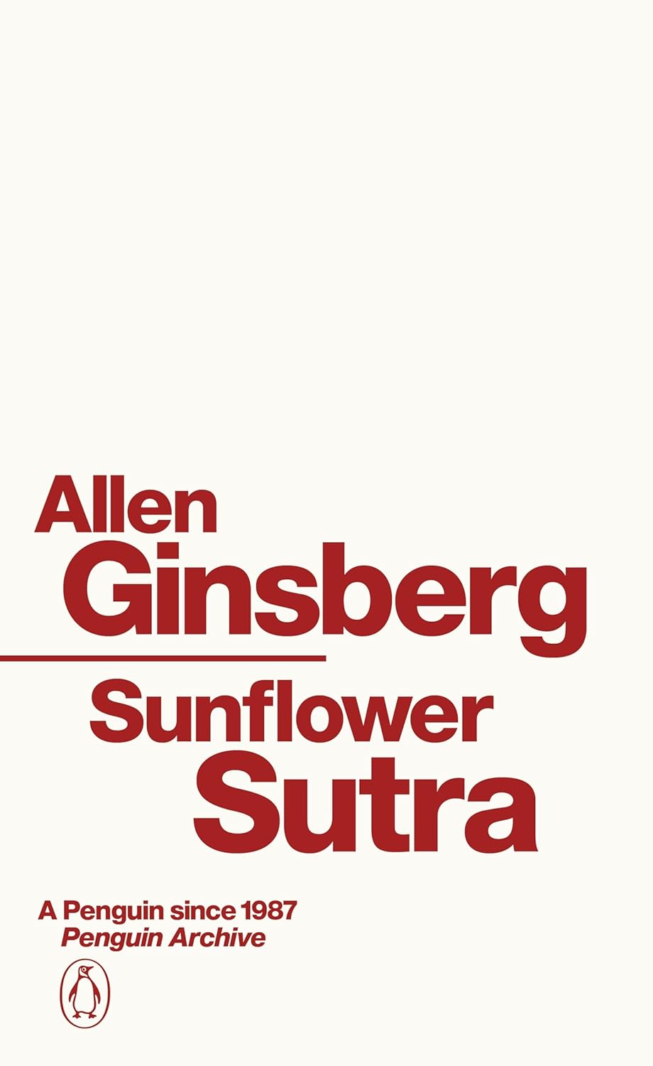Sunflower Sutra by Allen Ginsberg