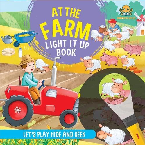At The Farm Light It Up Book by Booktopus