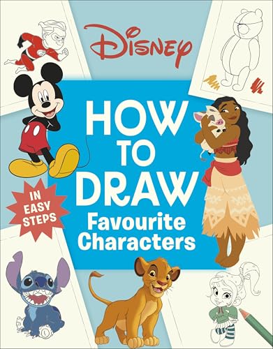 DK Children Disney How to Draw Favourite Characters.