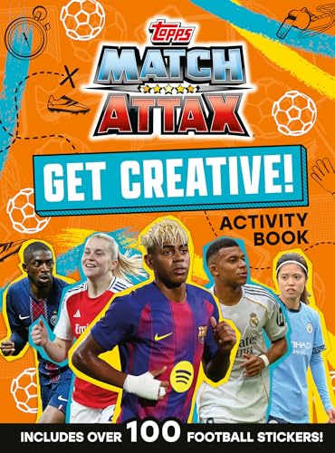 Match Attax Get Creative Sticker Activity Book: Unleash your footy fandom and action-packed imagination with fun activities! New for 2026, the perfect companion to the 2026 World Cup! by Match Attax