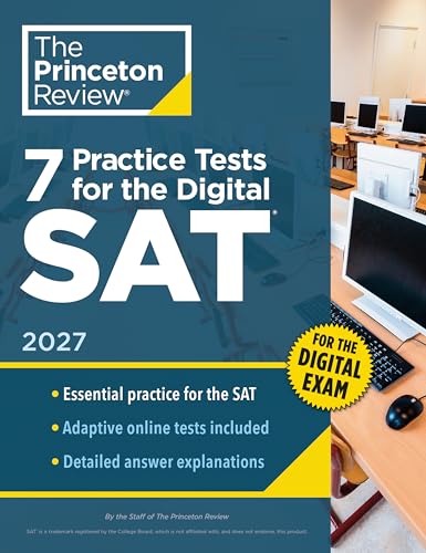 7 Practice Tests for the SAT, 2027: In-Book + Online Practice Tests for Your Top Score (2027)