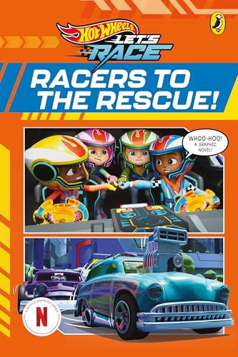 Puffin Hot Wheels Lets Race Racers to the Rescue! Graphic Novel.