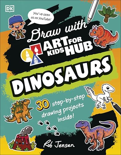 DK Children Draw with Art for Kids Hub Dinosaurs.