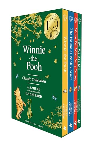 Winnie-the-Pooh Classic Collection: 4 Book Box Set: Official NEW collectible edition of original illustrated Pooh stories and poetry by A.A. Milne