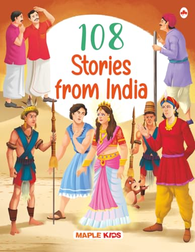 108 Stories from India (Illustrated) - Story Book for Kids by Maple Press
