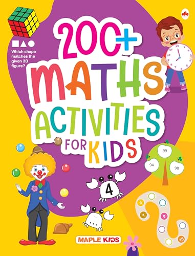 Math Activity Book for Kids - 200+ Activities by Maple Press