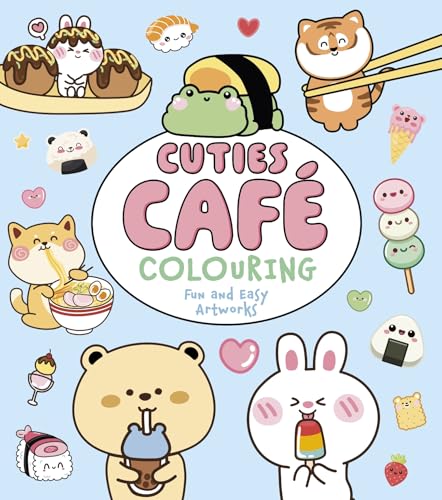 Cuties Café Colouring by Violet Peto