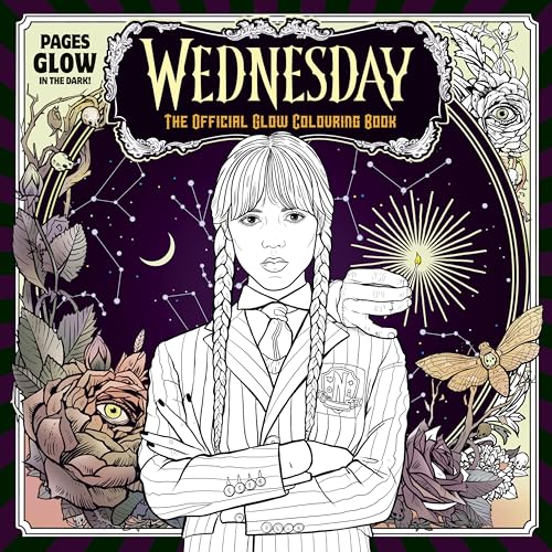 Wednesday: Official Glow Colouring Book by Wednesday