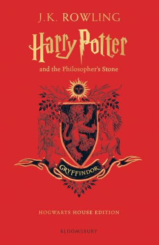 Harry Potter and the Philosopher's Stone – Gryffindor Hogwarts House Edition by J K Rowling