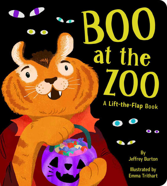 Boo at the Zoo: A Lift-the-Flap Book by Jeffrey Burton