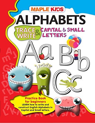 Alphabets-Trace Write Capital Small Letters by Maple Press