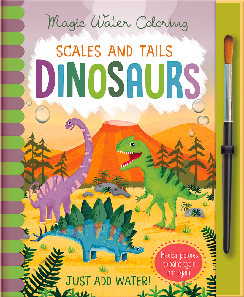 Scales and Tails - Dinosaurs: Reusable, Mess-Free Activity Book for Kids Ages 3+ by Jenny Copper