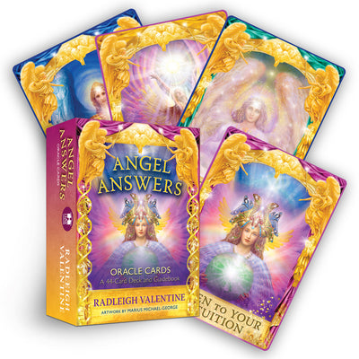 Angel Answers Oracle Cards: A 44-Card Deck and Guidebook by Hay House Import In House
