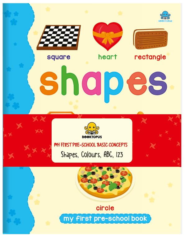 My First Pre-School Library Pack 1 (Shapes, Colours, ABC, 123) by Booktopus