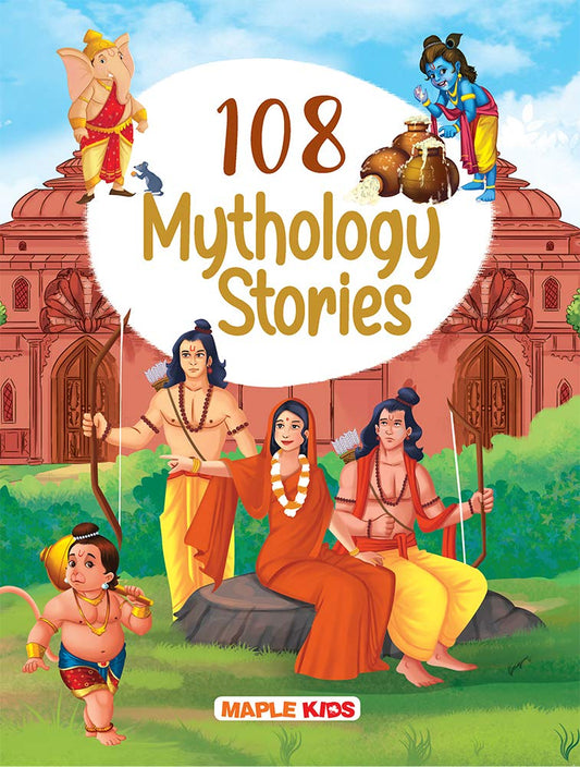 108 Indian Mythology Stories (Illustrated) – Story Book for Kids by Maple Press