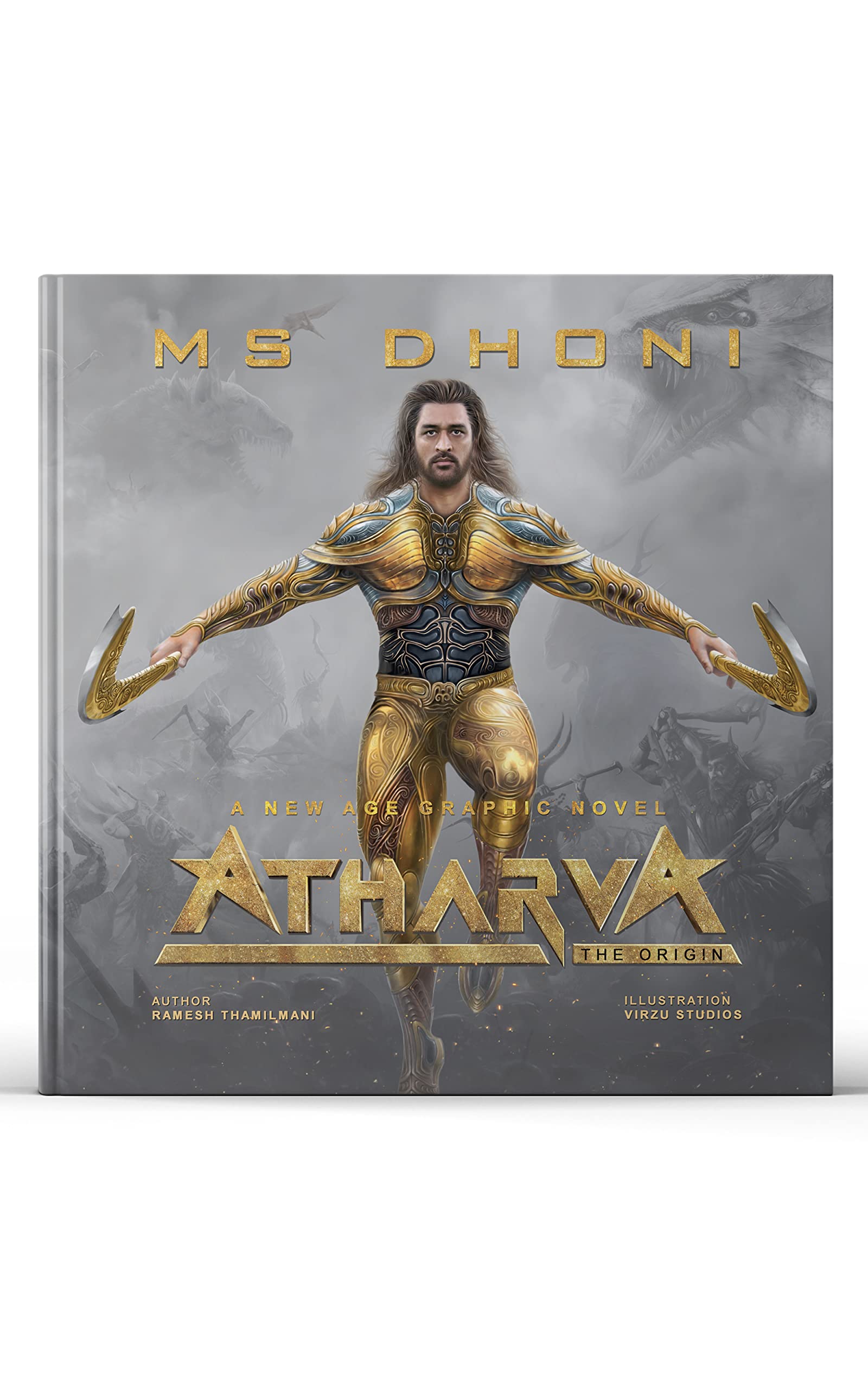 Atharva - The Origin (A New Age Graphic Novel) featuring MS Dhoni Hardcover
