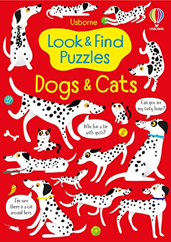 Usborne Look and Find Puzzles Dogs and Cats.