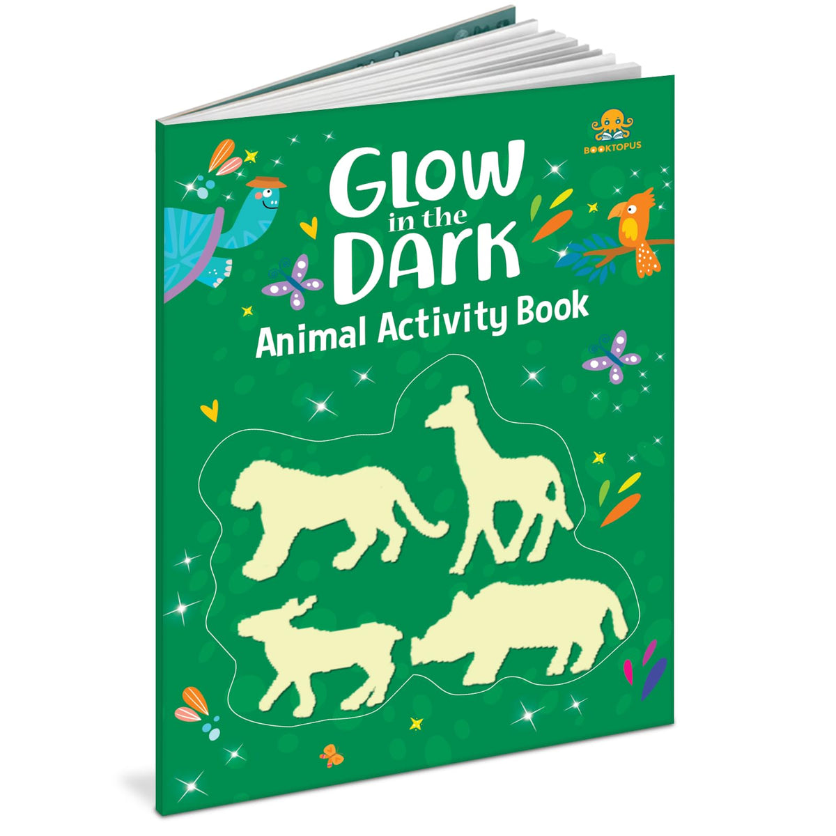 Glow in the Dark Sticker Activity Book: Animal by Booktopus