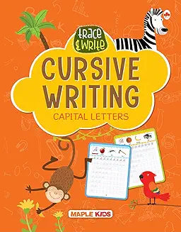 Cursive Writing Trace & Write Capital Letters by Maple Press