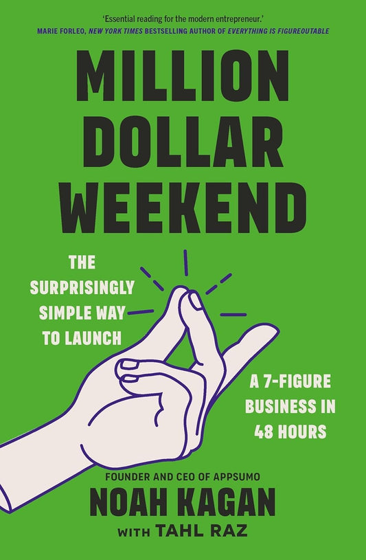 Million Dollar Weekend book by Noah Kagan