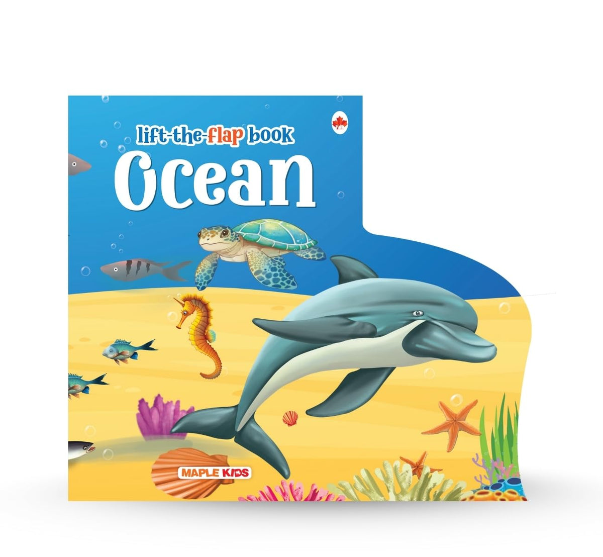 Lift the flap book-Ocean by Maple Press