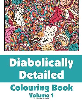 PRELOVED Diabolically Detailed Colouring Book (Volume 1)