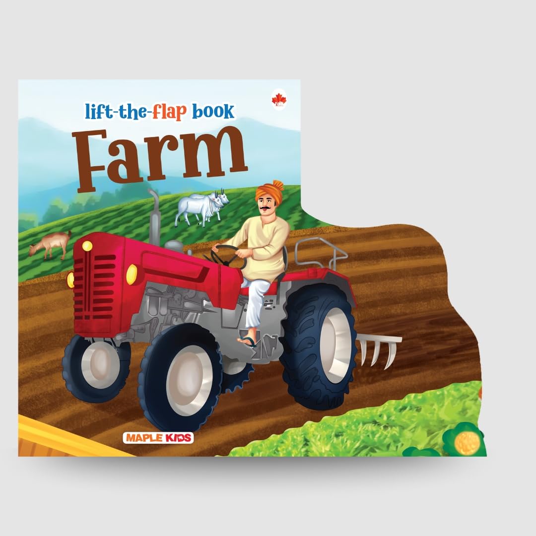 lift the Flap book-Farm by Maple Press