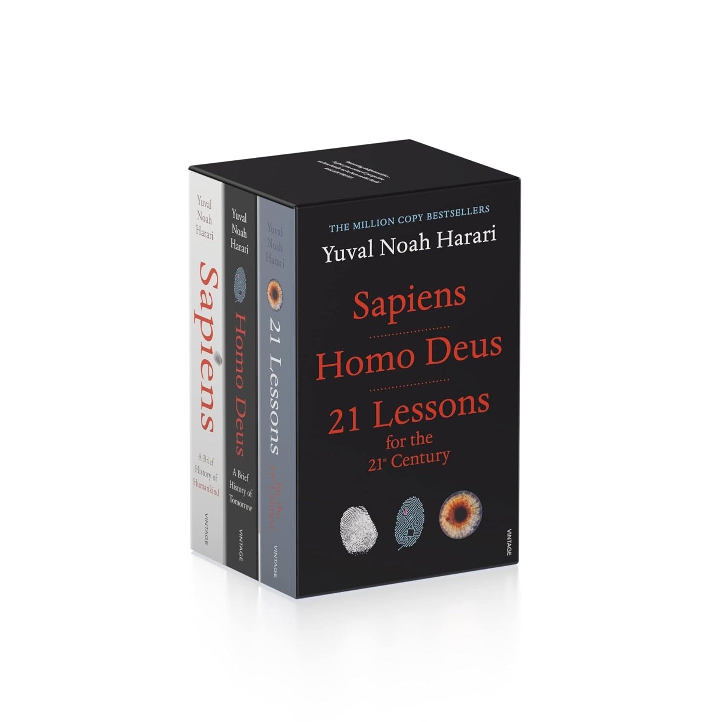 YUVAL NOAH HARARI BOX SET (SAPIENS, HOMO DEUS, 21 LESSONS FOR 21ST CENTURY)