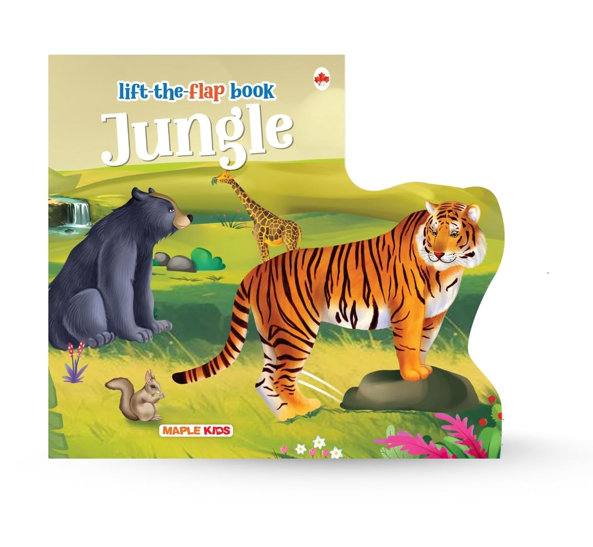 Lift the flap book-Jungle by Maple Press