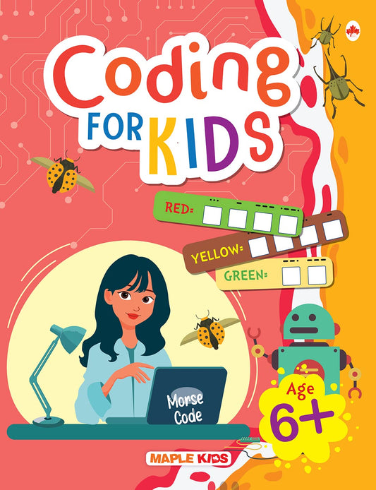 Introduction to Coding for Kids - Brain Activity Book for Kids - Age 6+ by Maple Press