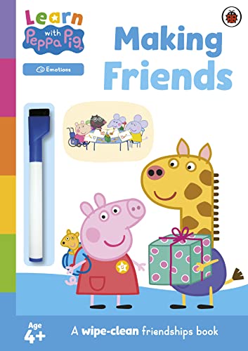 Ladybird Learn with Peppa Making Friends Wipe-Clean Activity Book.