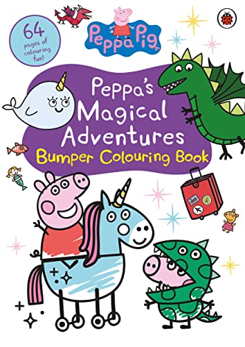 Ladybird Peppa Pig Peppas Magical Adventures Bumper Colouring Book.
