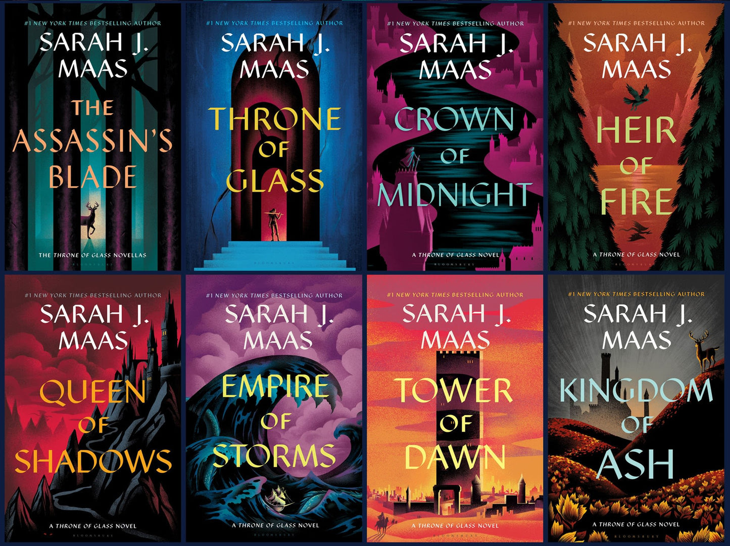 Boxset Throne of Glass by Sarah J. Maas