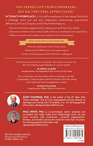 5 Languages Of Appreciation In The Workplace