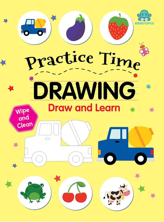 Let'S Practice Wipe N Clean Drawing by Booktopus