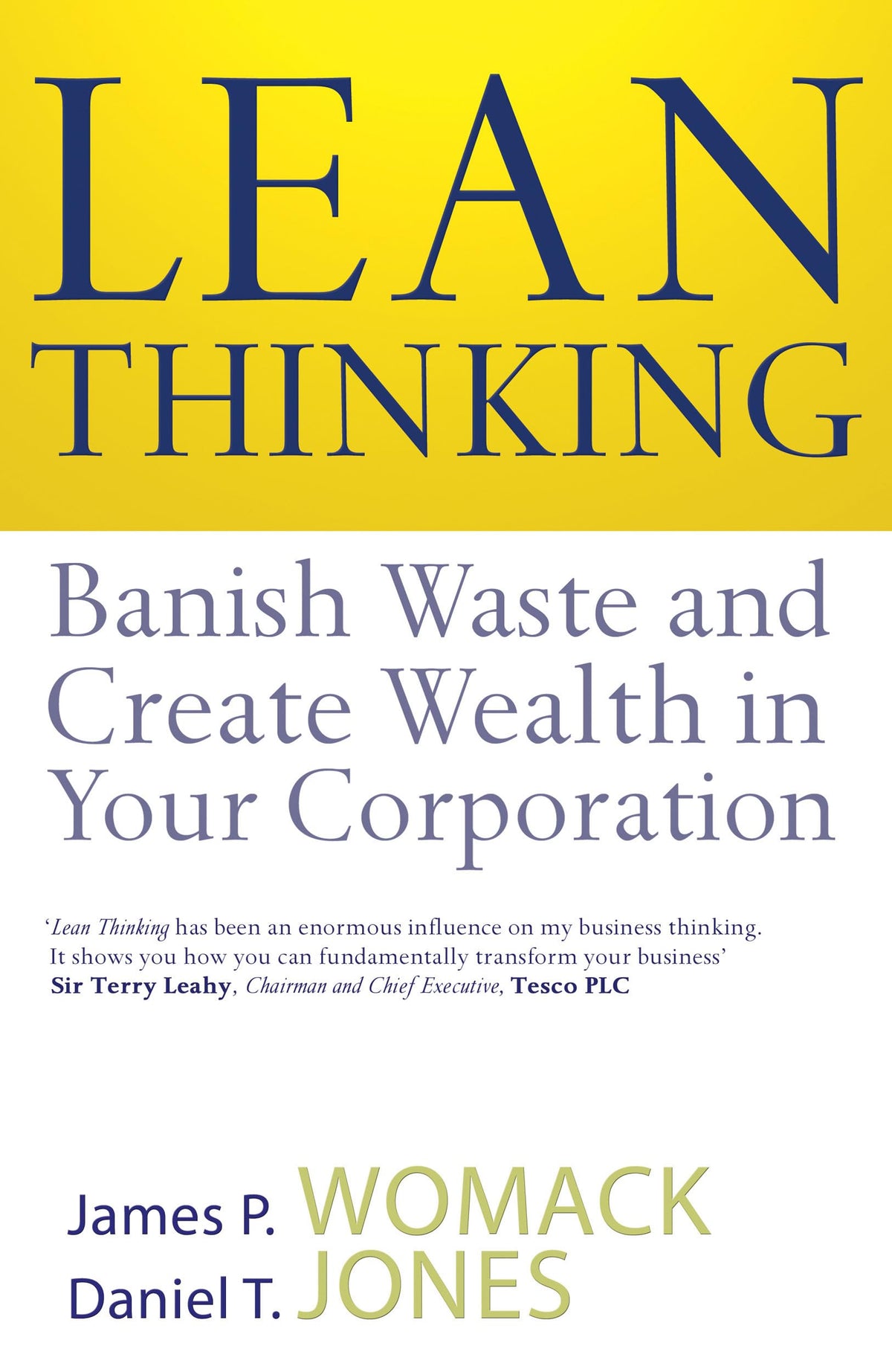 Lean Thinking by James P. Womack