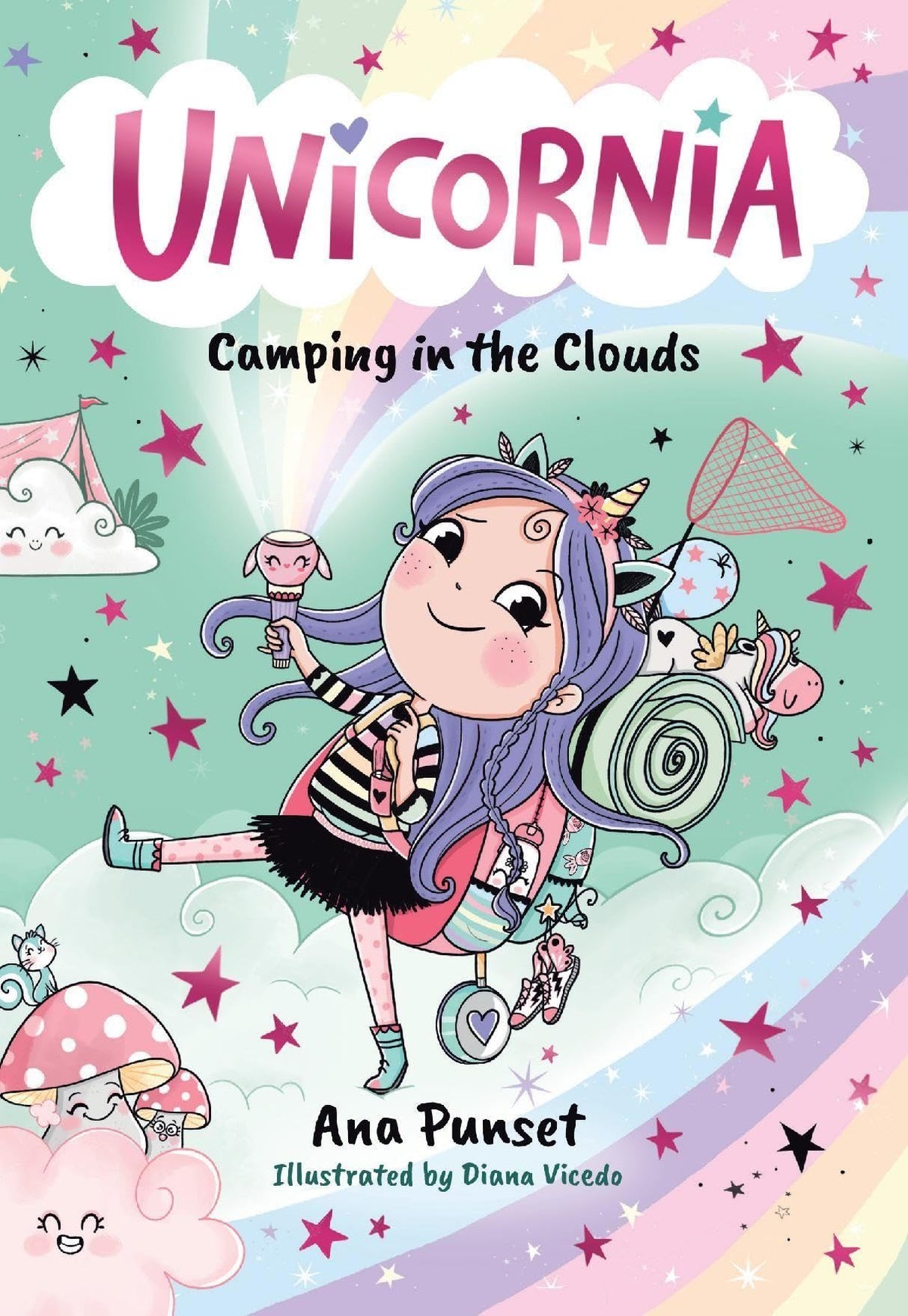 Unicornia Book 7: Camping in the Clouds by Ana Punset