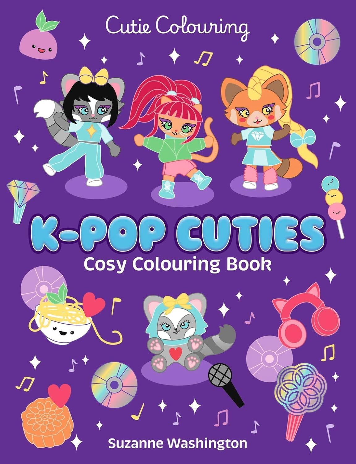 K-Pop Cuties Colouring Book by Scholastic