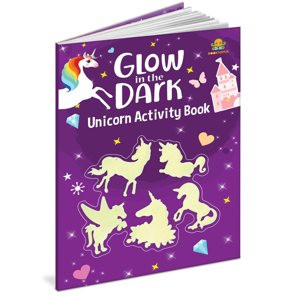 Glow in the Dark Sticker Activity Book: Unicorn by Booktopus