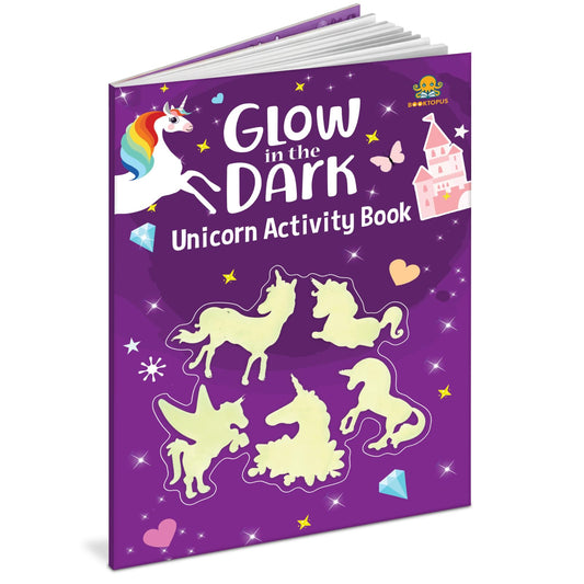 Glow in the Dark Sticker Activity Book: Unicorn by Booktopus