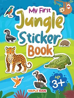 My First Jungle Sticker Book-Age 3+ by Maple Press