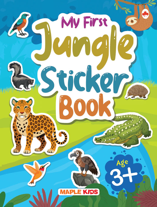 My First Jungle Sticker Book-Age 3+ by Maple Press