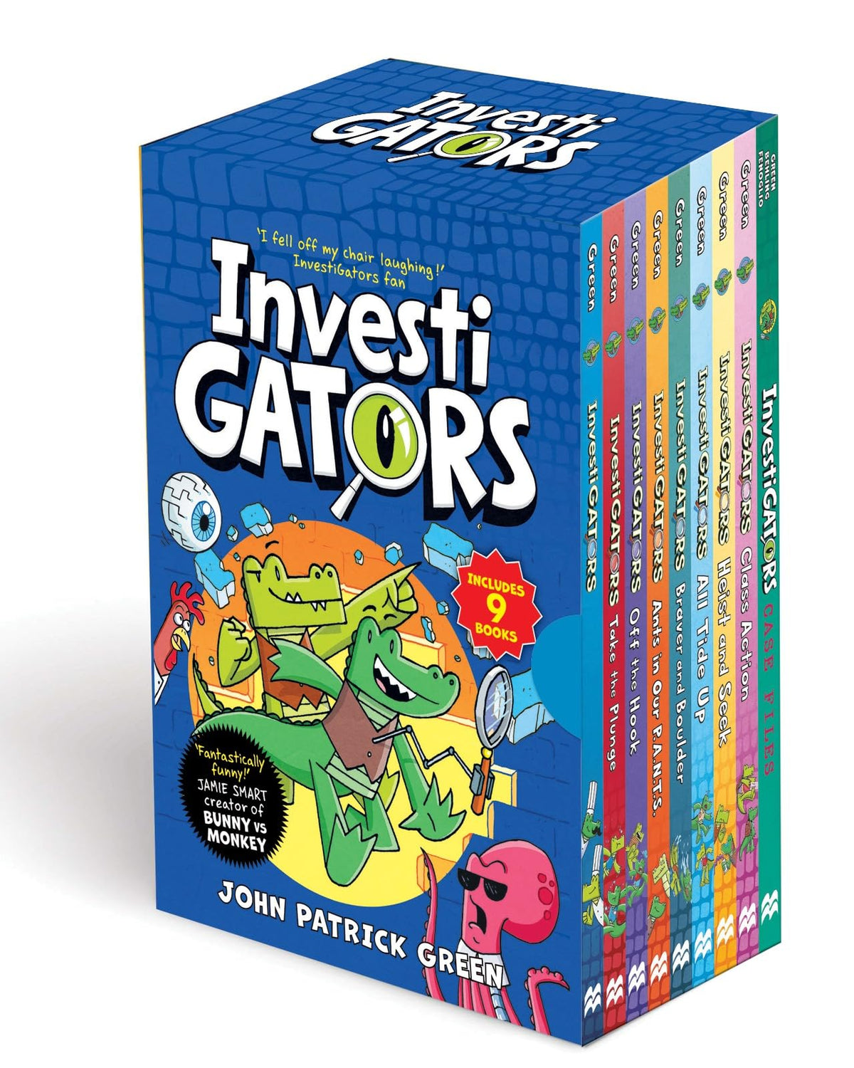 The InvestiGators Series x 9 Books pack (PB) by John Patrick Green