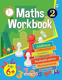 Maths Workbook -2 (Age 6+) by Maple Press