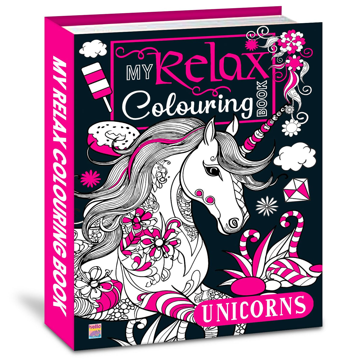 Pink Disney Villains Colouring