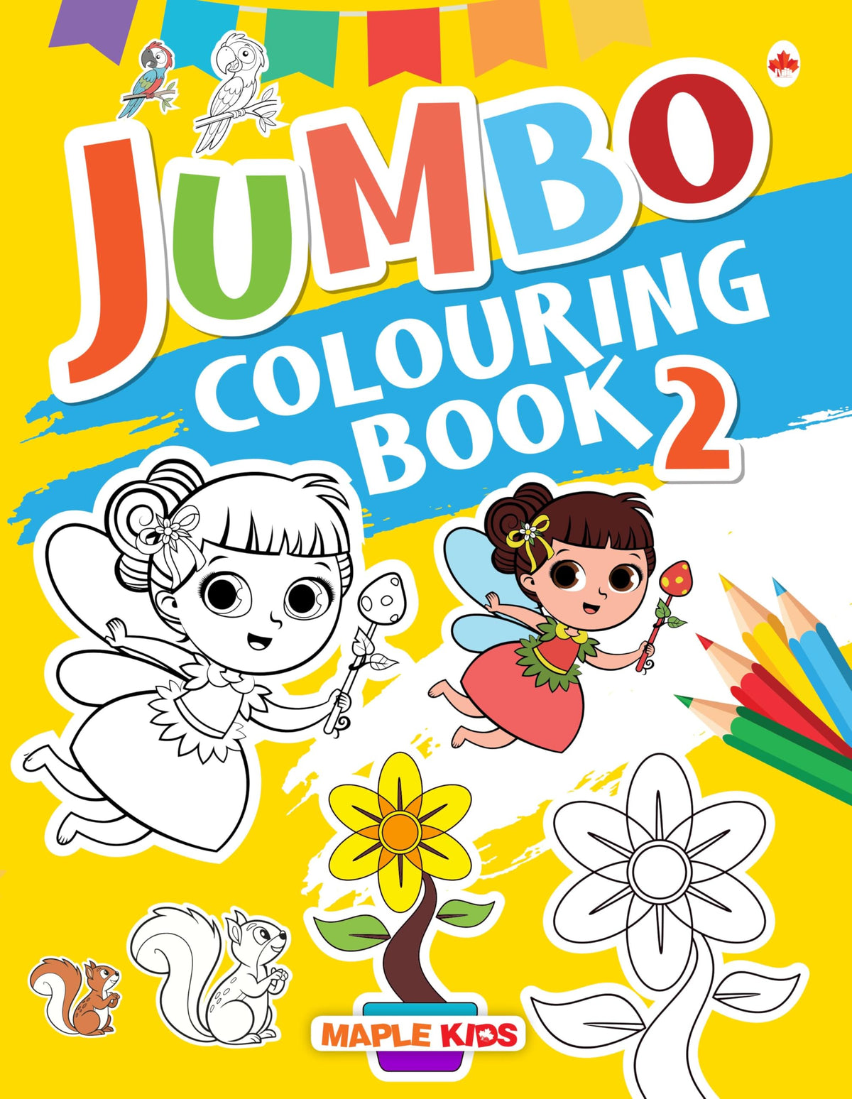 Jumbo Colouring Book-2 by Maple Press