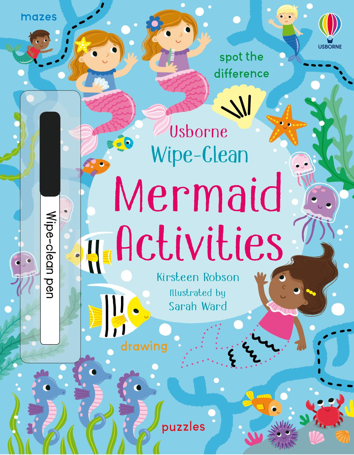 Wipe-Clean Mermaid Activities by Usborne